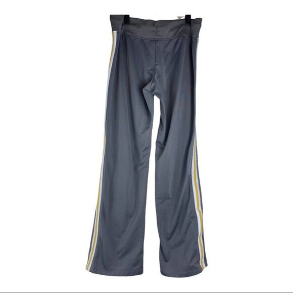 DISNEY PARKS PANTS M STRIPED TRACK GRAY WHITE YELLOW WALT DISNEY WORLD - Picture 2 of 5